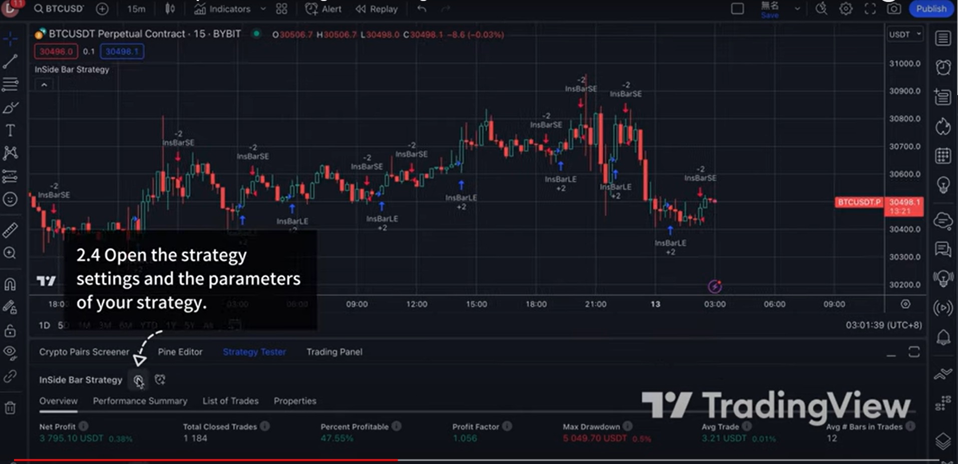 Tradingview-strategy