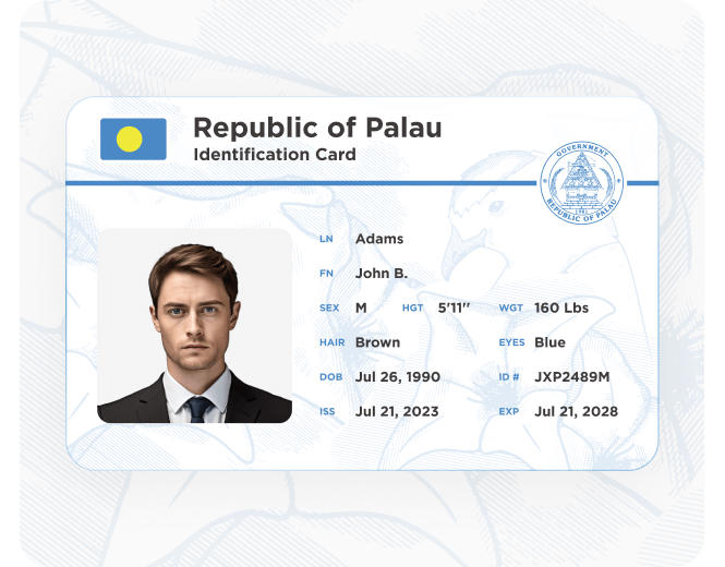 Palau-ID für Bybit KYC