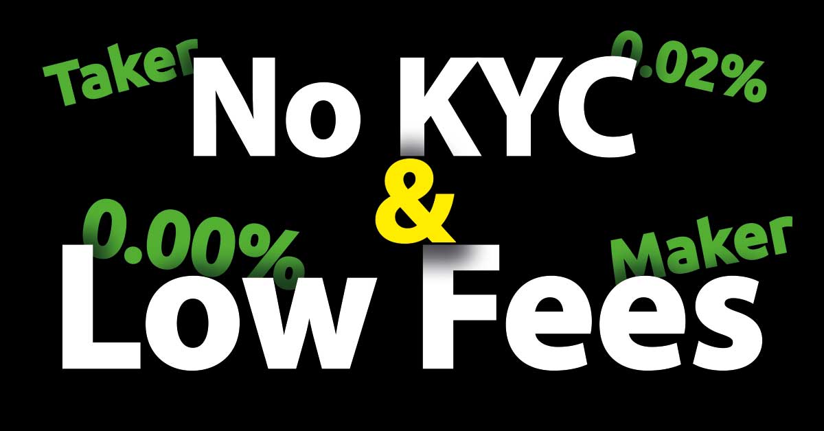 Meilleures plateformes crypto sans KYC avec frais réduits
