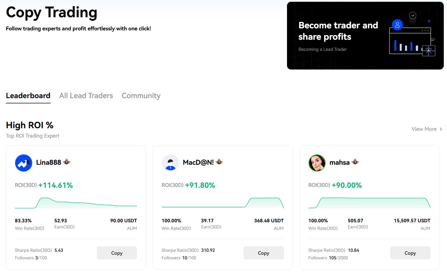 Toobit Copytrading