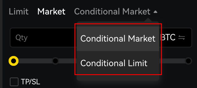 Conditional Orders