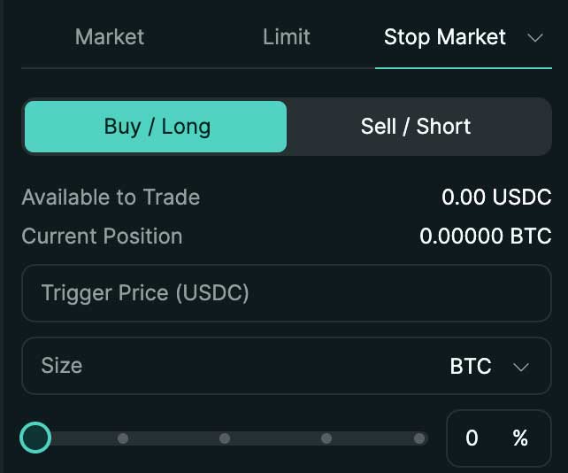 Stop Market Order Hyperliquid